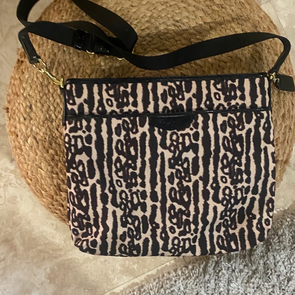 Coach Ocelot print Crossbody Bag